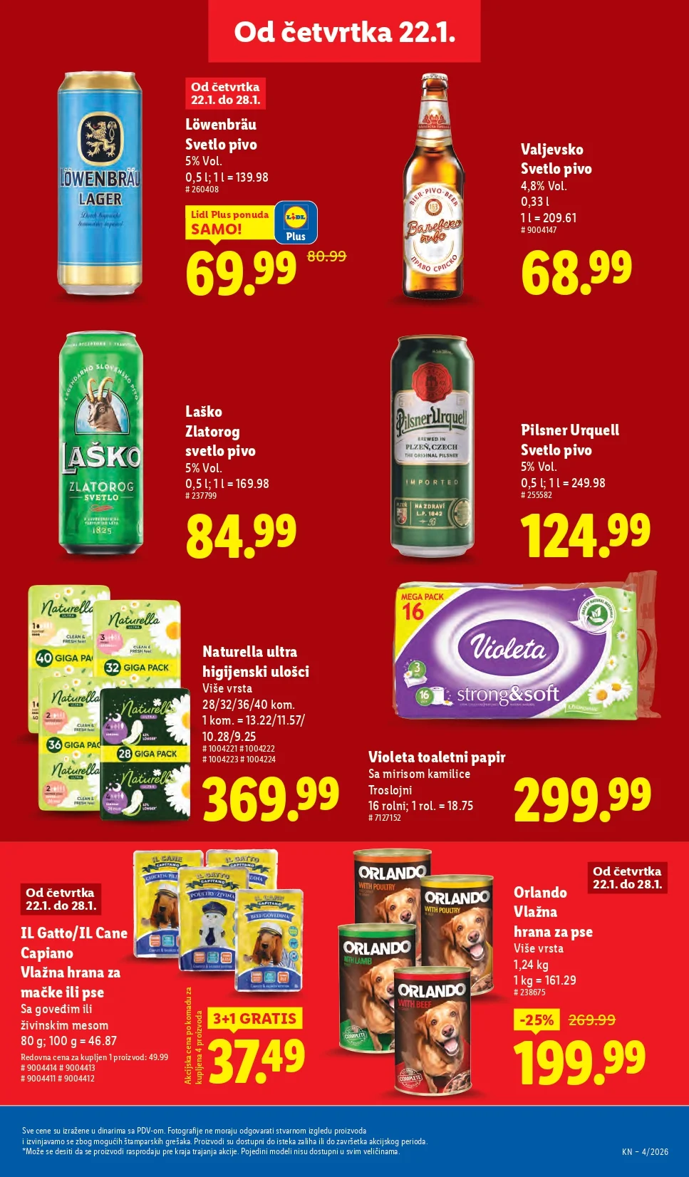 Lidl katalog 22-28.1.2025.