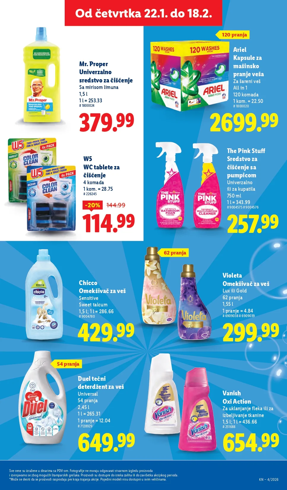 Lidl katalog 22-28.1.2025.