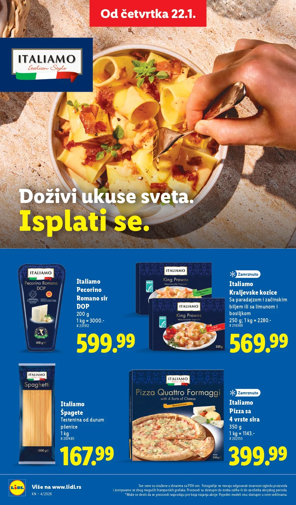 Lidl katalog 22-28.1.2025.