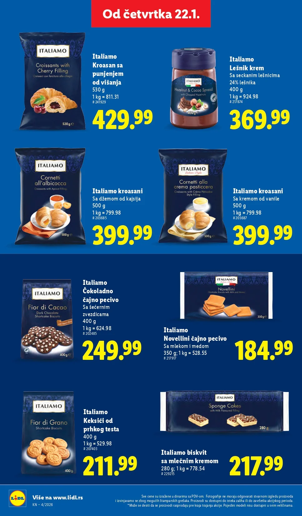 Lidl katalog 22-28.1.2025.