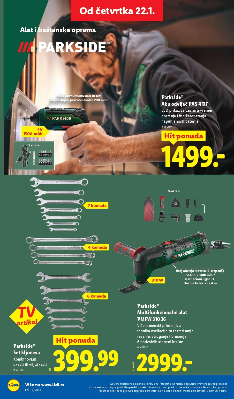 Lidl katalog 22-28.1.2025.