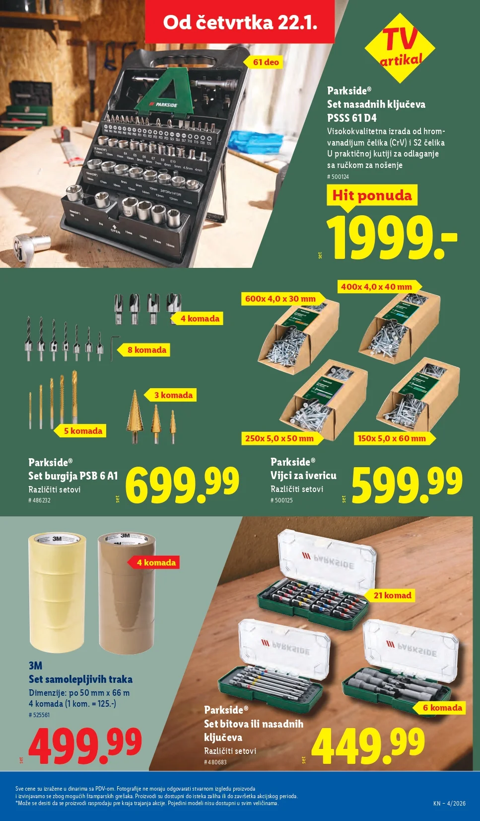 Lidl katalog 22-28.1.2025.