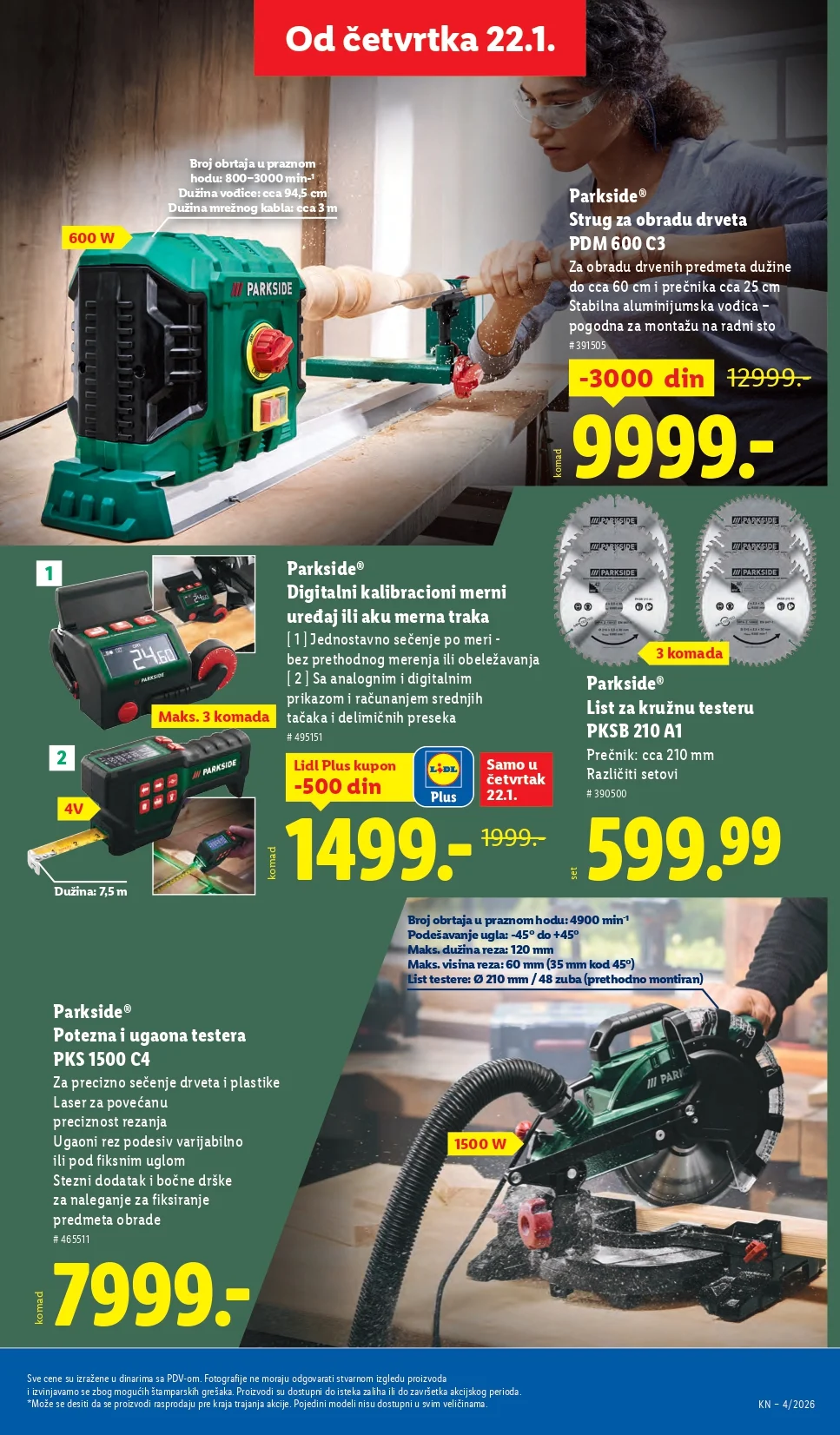 Lidl katalog 22-28.1.2025.