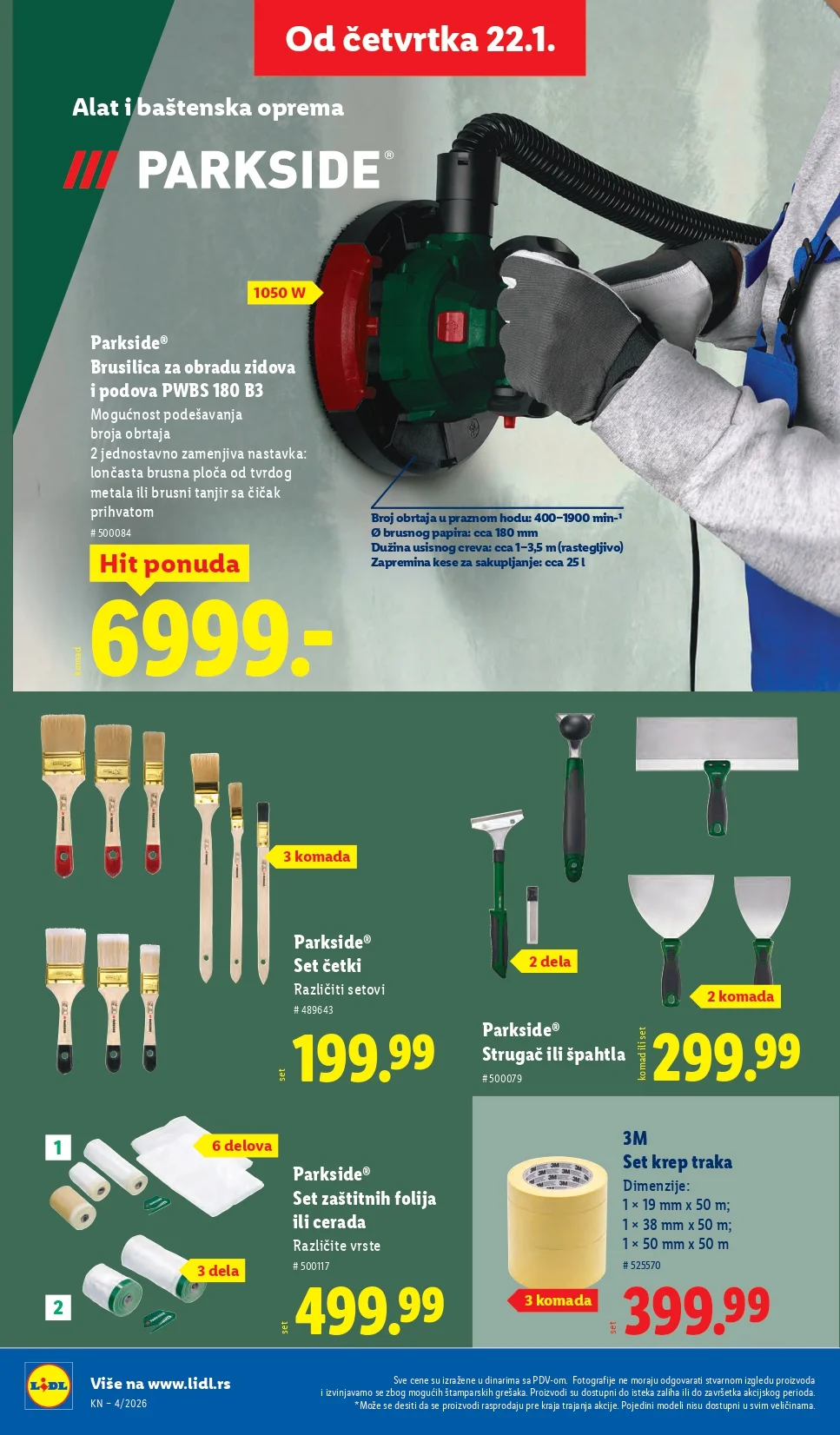 Lidl katalog 22-28.1.2025.