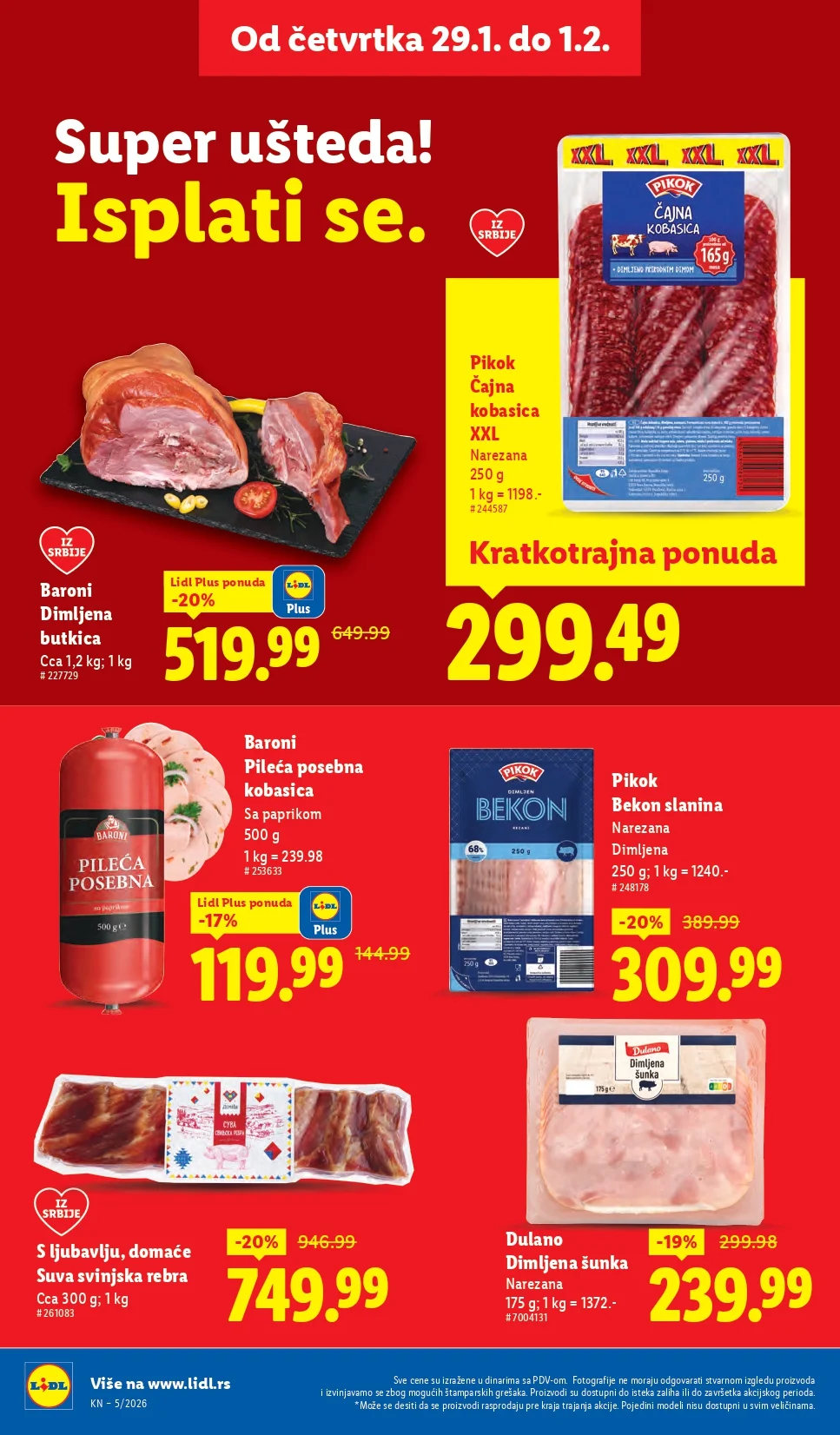 Lidl katalog 29.1-4.2.2026.