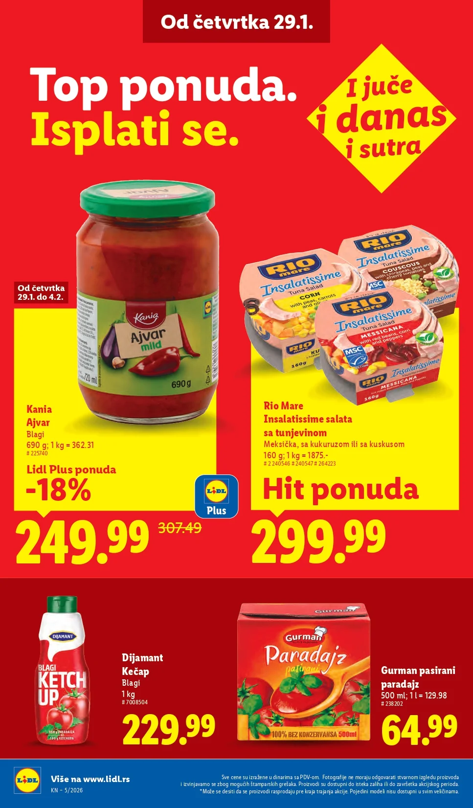 Lidl katalog 29.1-4.2.2026.