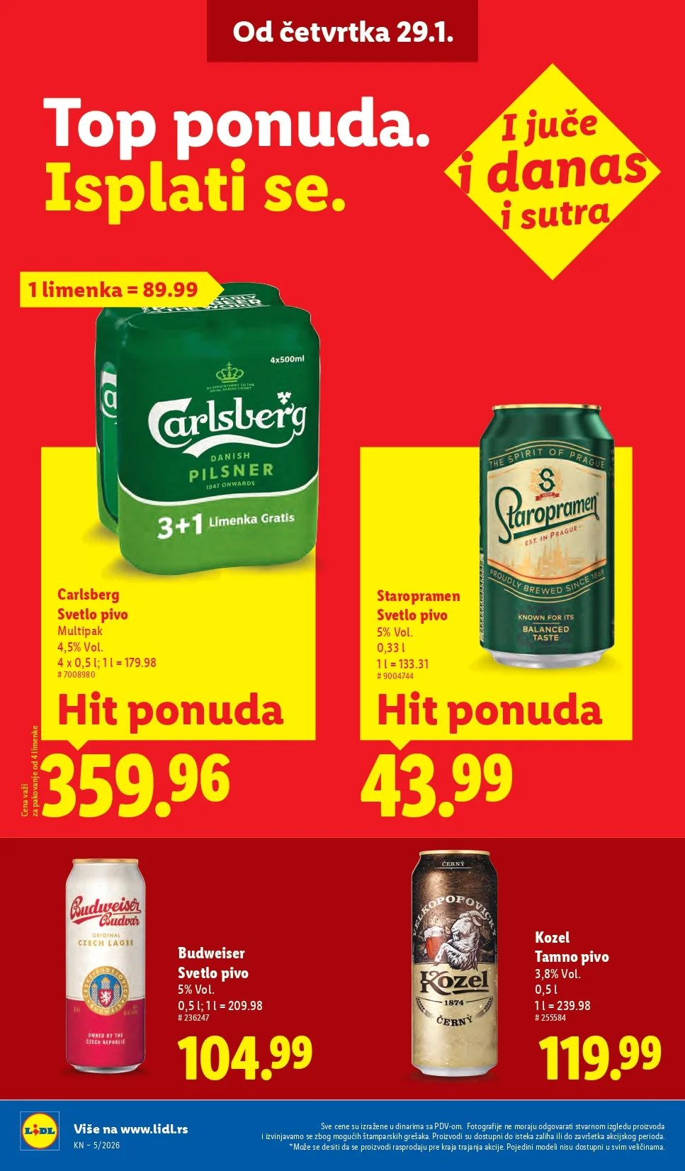 Lidl katalog 29.1-4.2.2026.