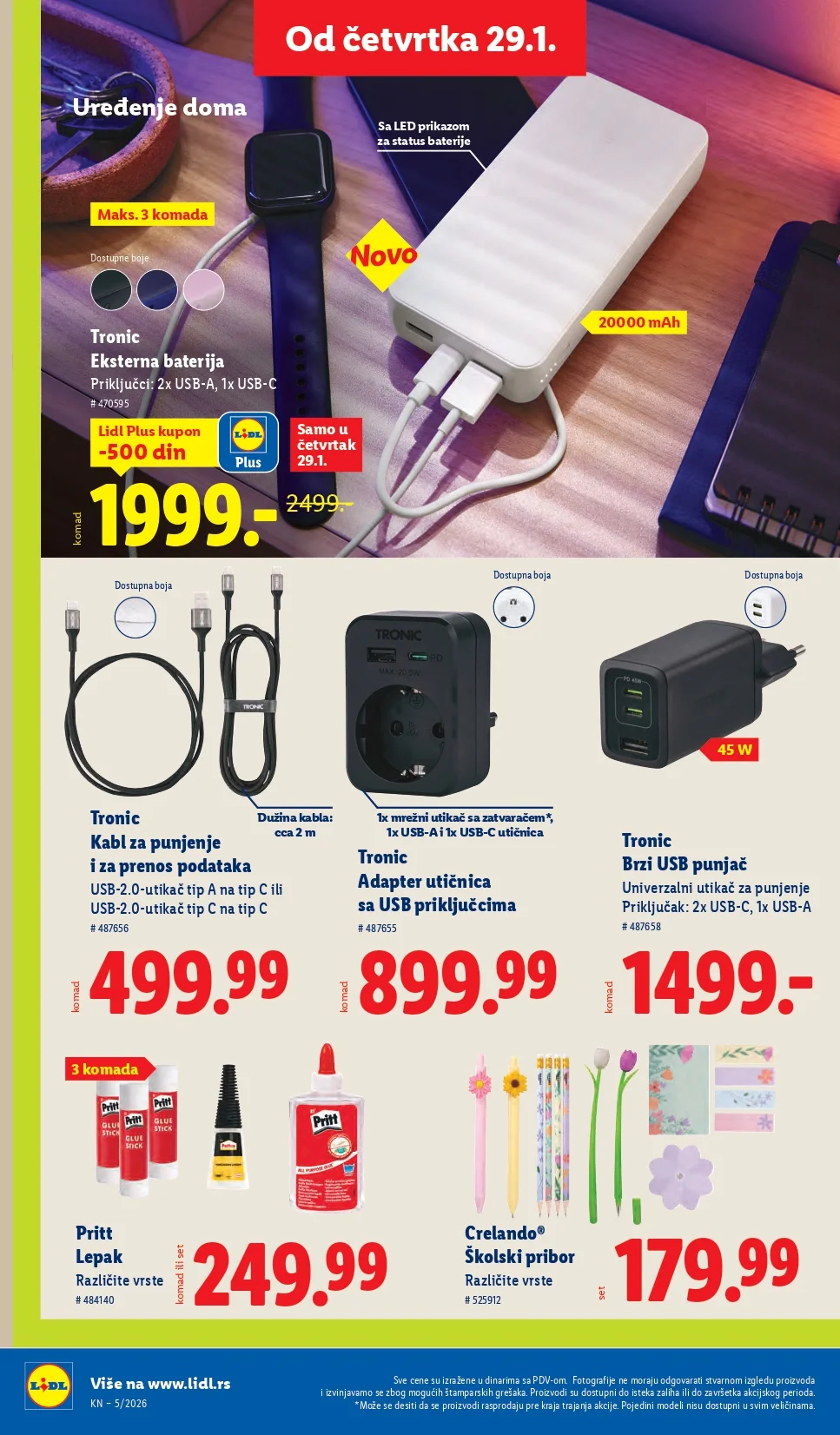 Lidl katalog 29.1-4.2.2026.