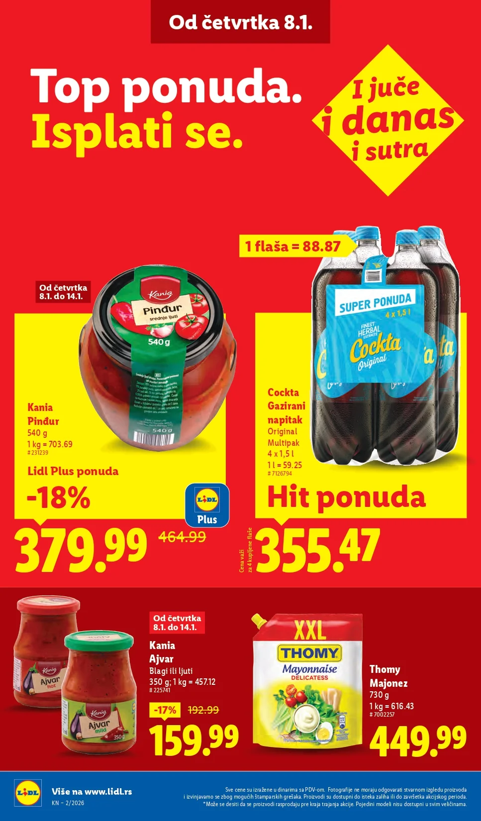 Lidl katalog 8-14.1.2026.