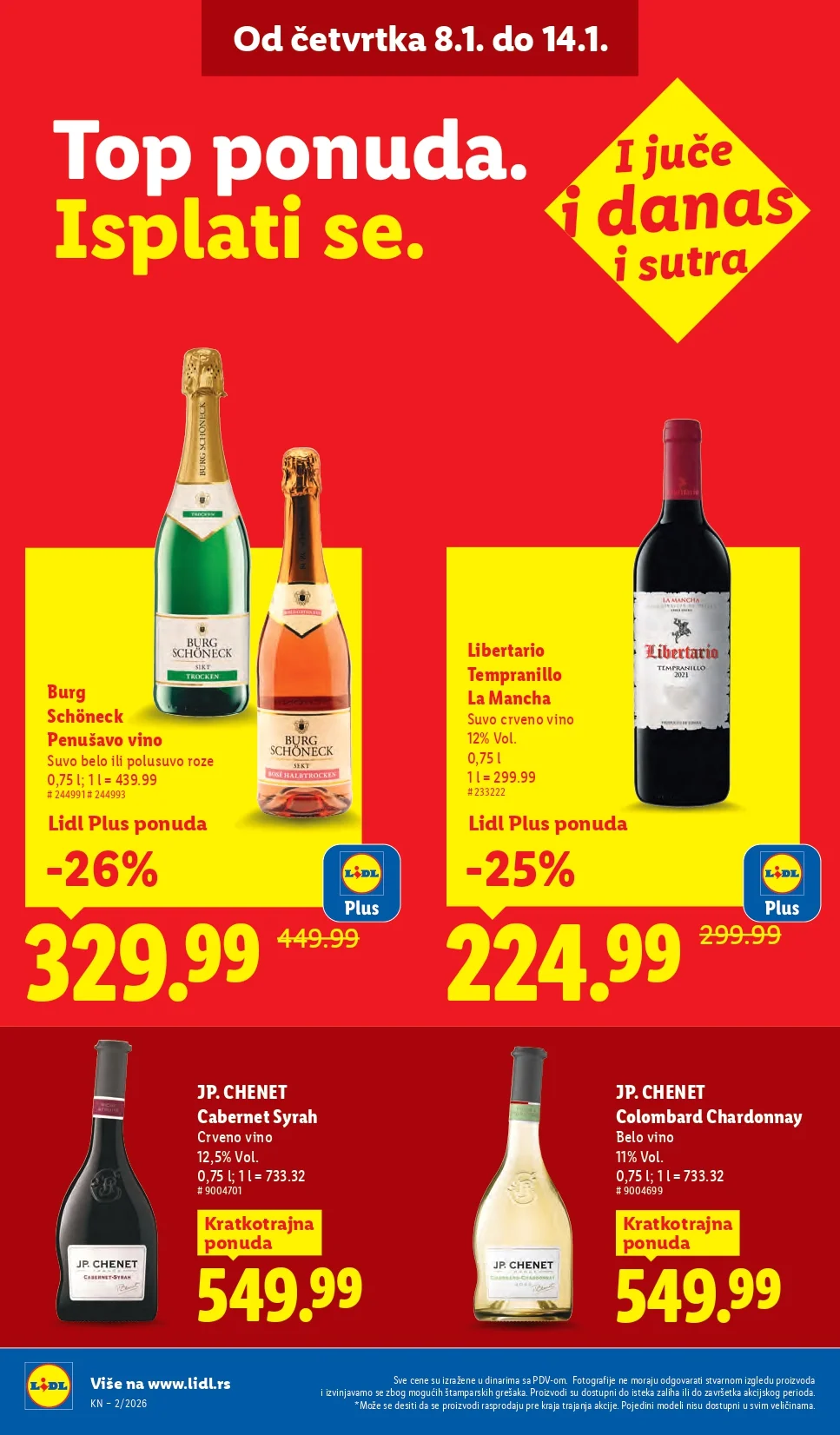 Lidl katalog 8-14.1.2026.