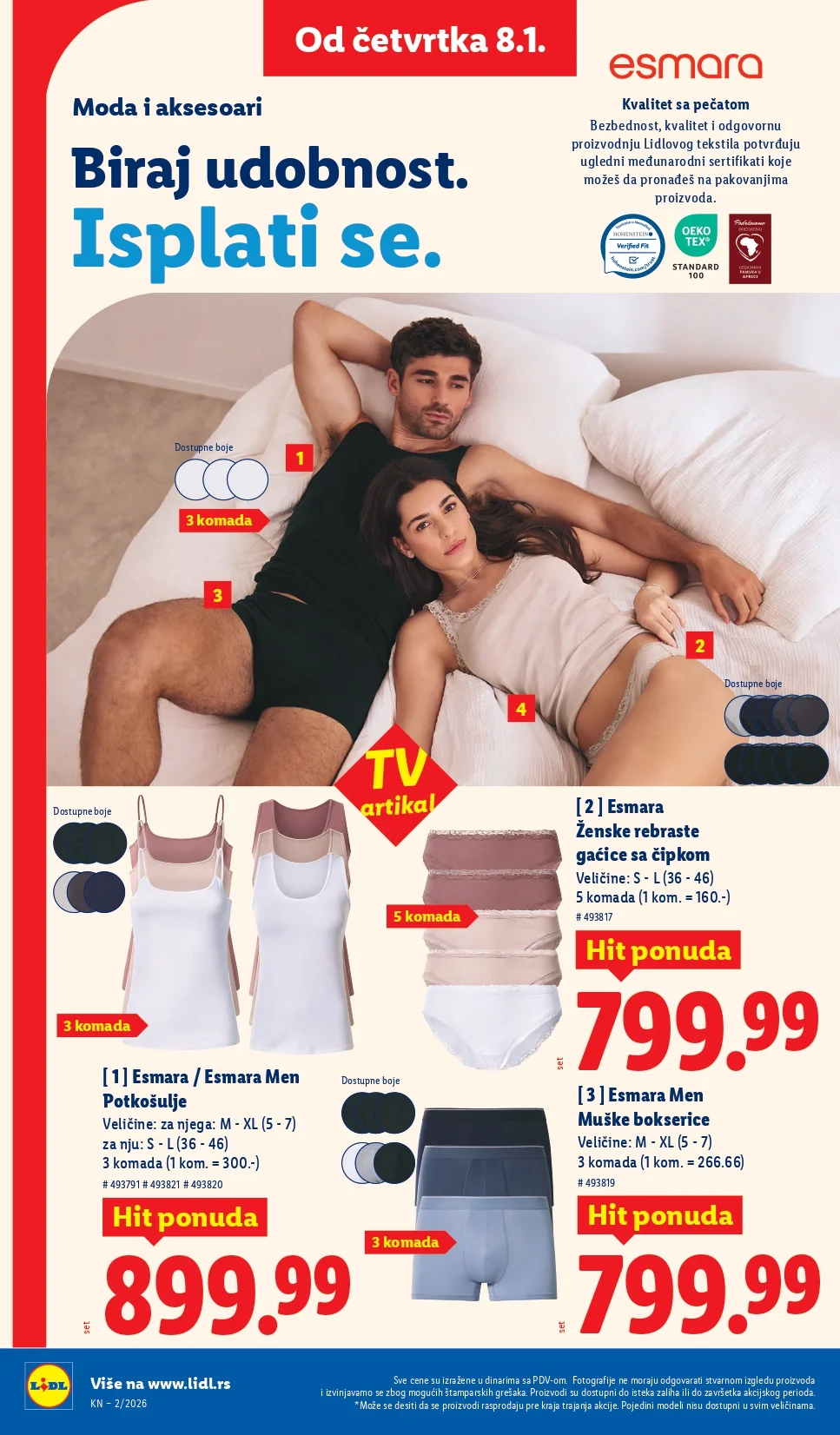 Lidl katalog 8-14.1.2026.