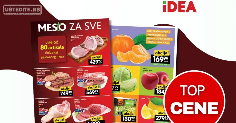 Idea SVEŽA AKCIJA do 28.1.2026.