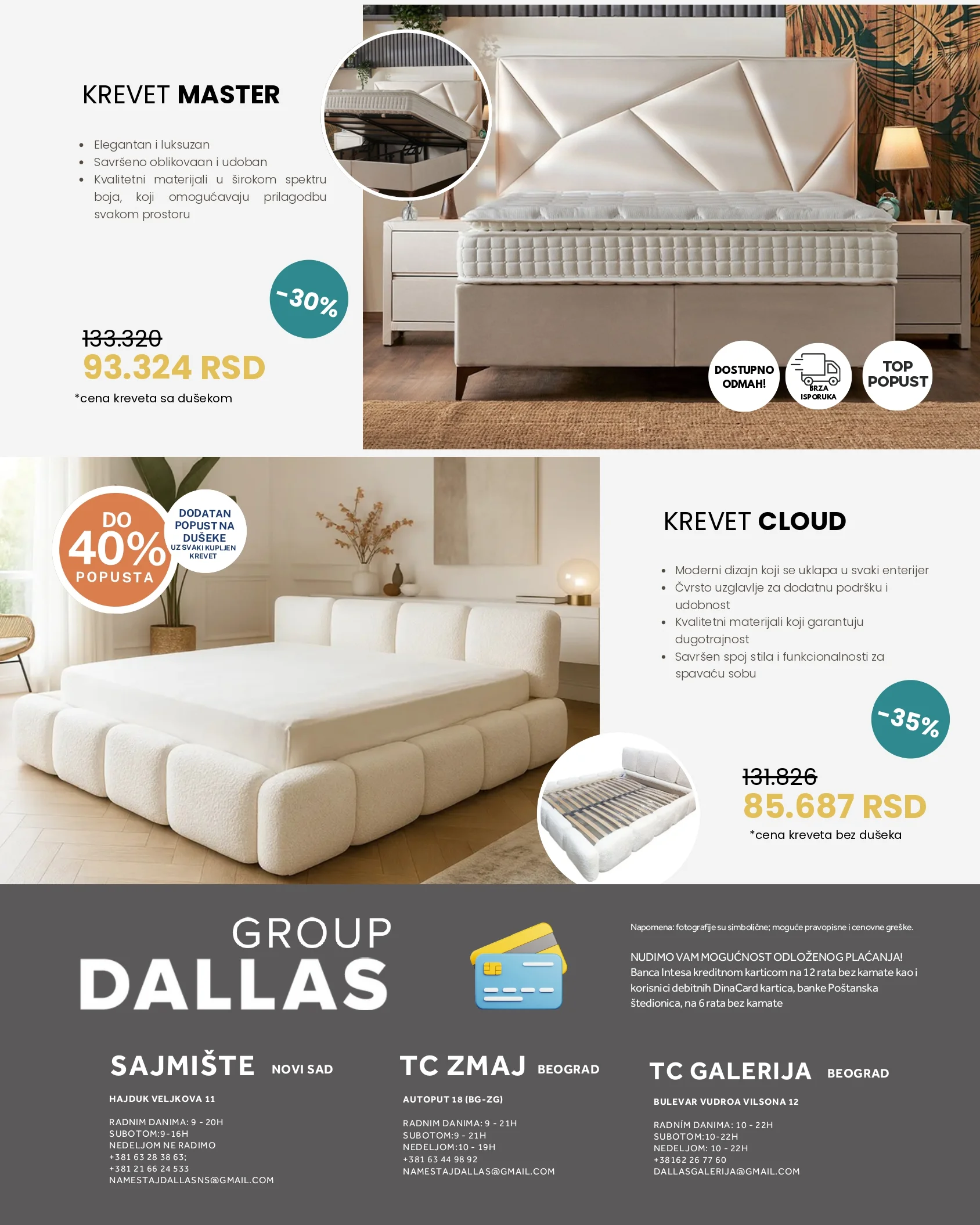 Dallas nameštaj katalog 3-31.1.2026.