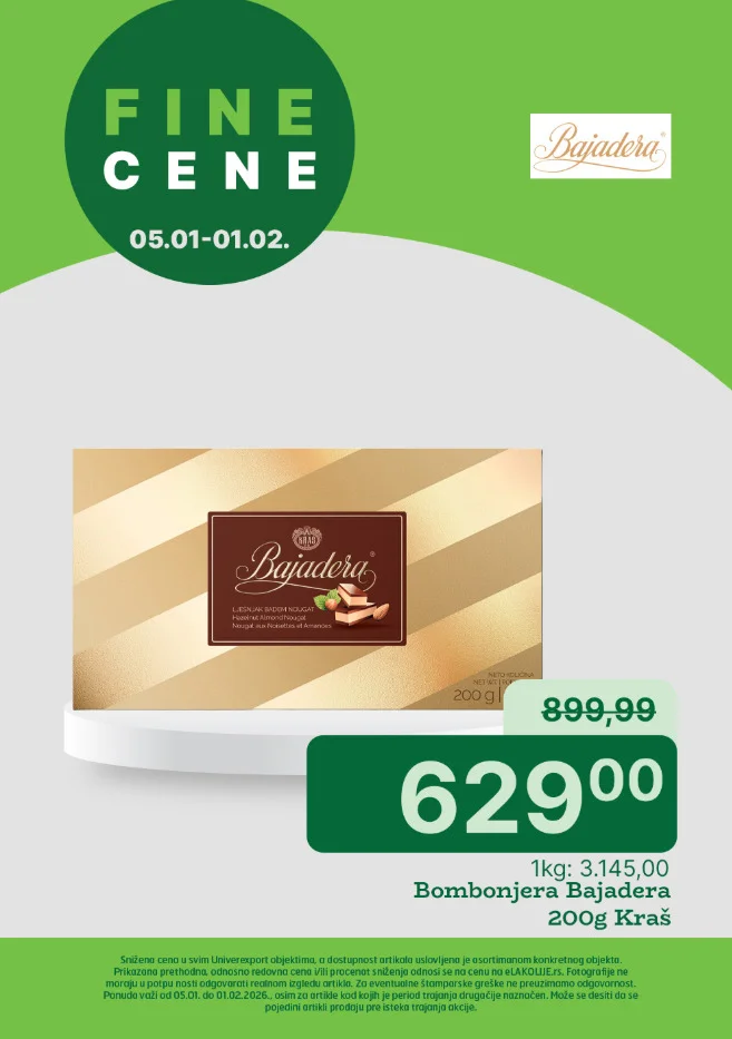 Univerexport FINE CENE 5.1-1.2.2026.