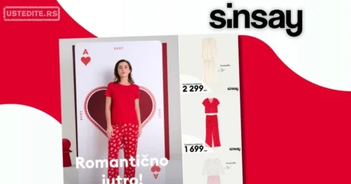 Sinsay akcija PIDŽAMA – januar 2026.