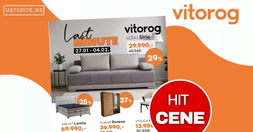 Vitorog katalog LAST MINUTE 27.1-4.2.2026.
