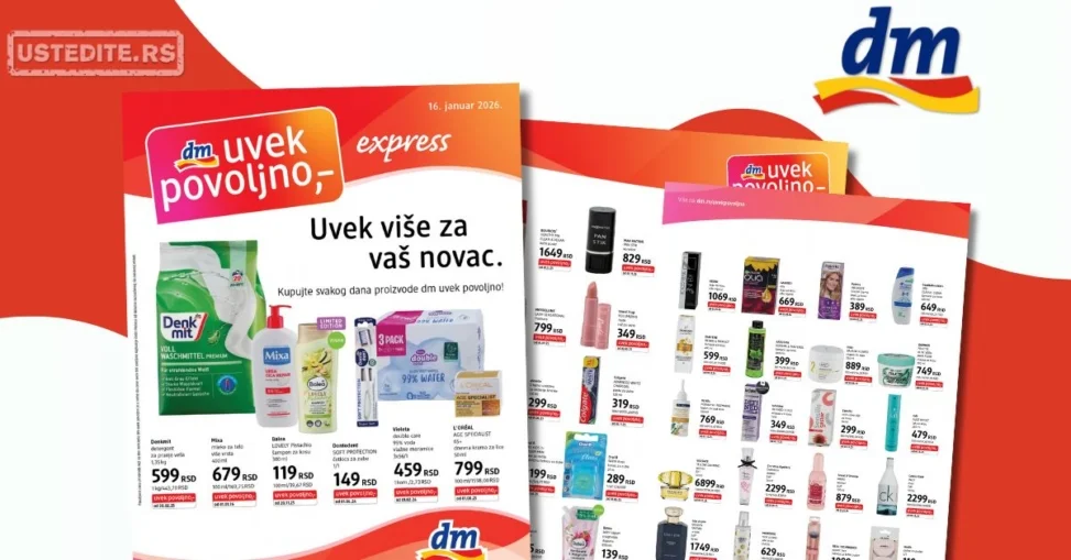 dm Express katalog 16-31.1.2026.