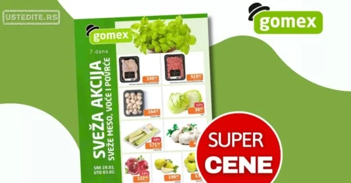 Gomex SVEŽA AKCIJA 28.1-3.2.2026.