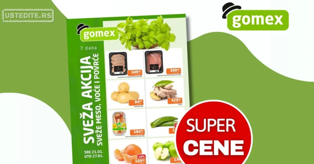 Gomex SVEŽA AKCIJA 21-27.1.2026.