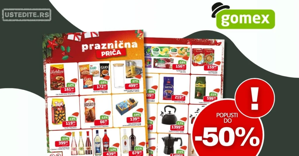 Gomex PRAZNIČNA PONUDA 7-20.1.2026.