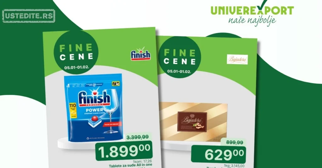 Univerexport FINE CENE 5.1-1.2.2026.