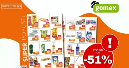 Gomex SUPER POPUSTI 21.1-3.2.2026.