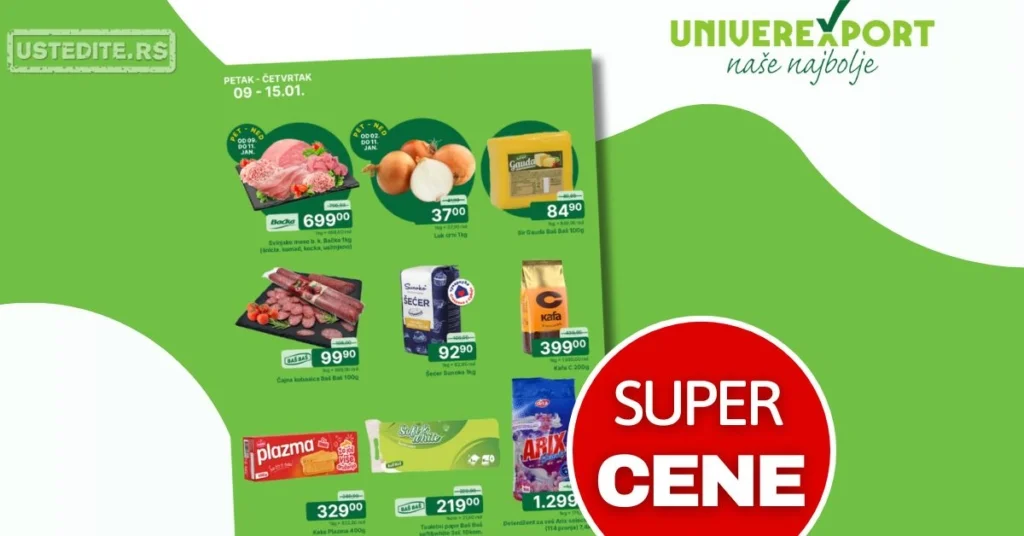 Univerexport katalog 9-15.1.2026.