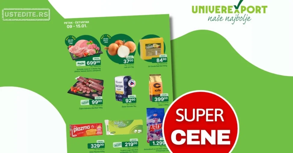 Univerexport katalog 9-15.1.2026.