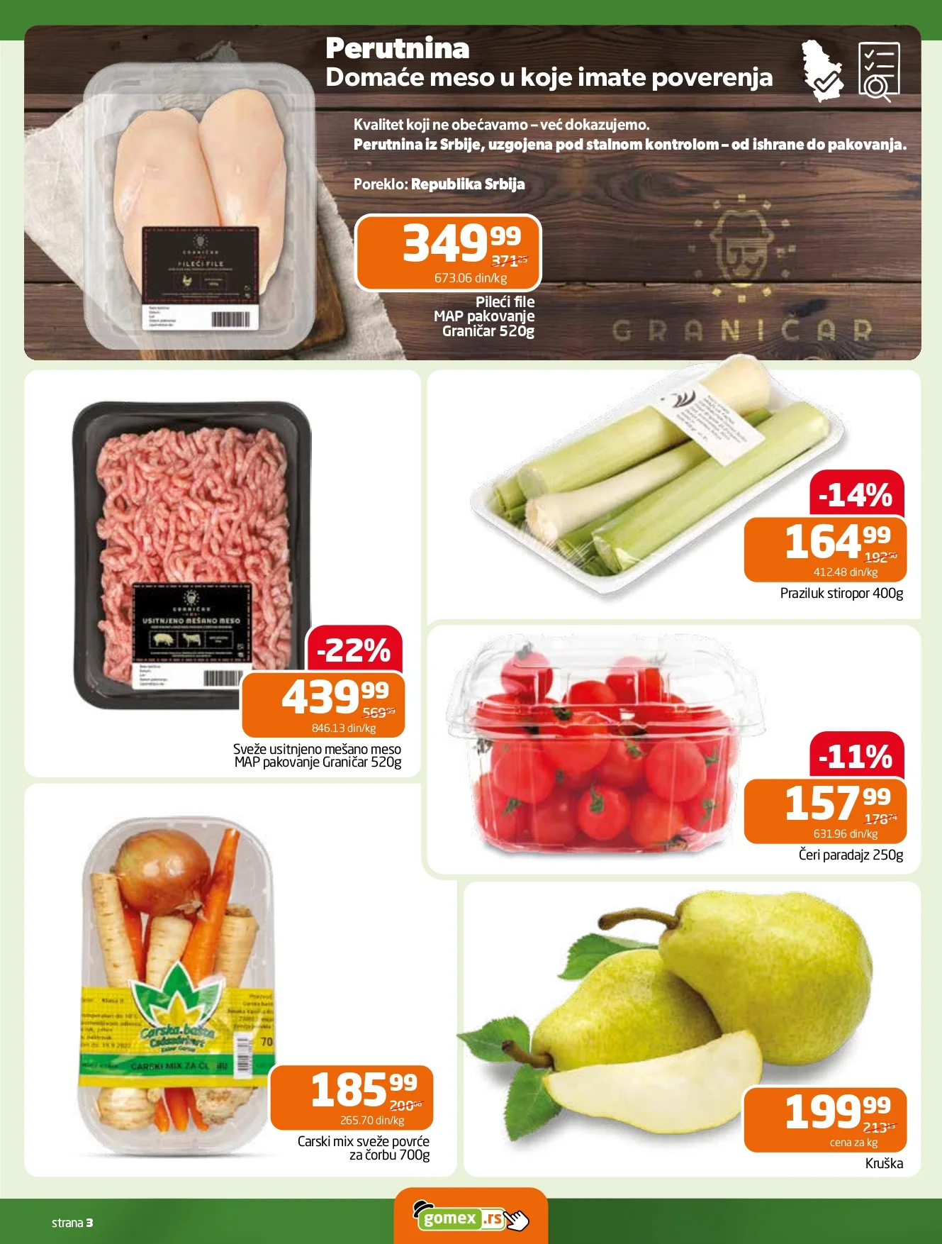 Gomex katalog AKCIJE IZ ŠEŠIRA 7-20.1.2026.