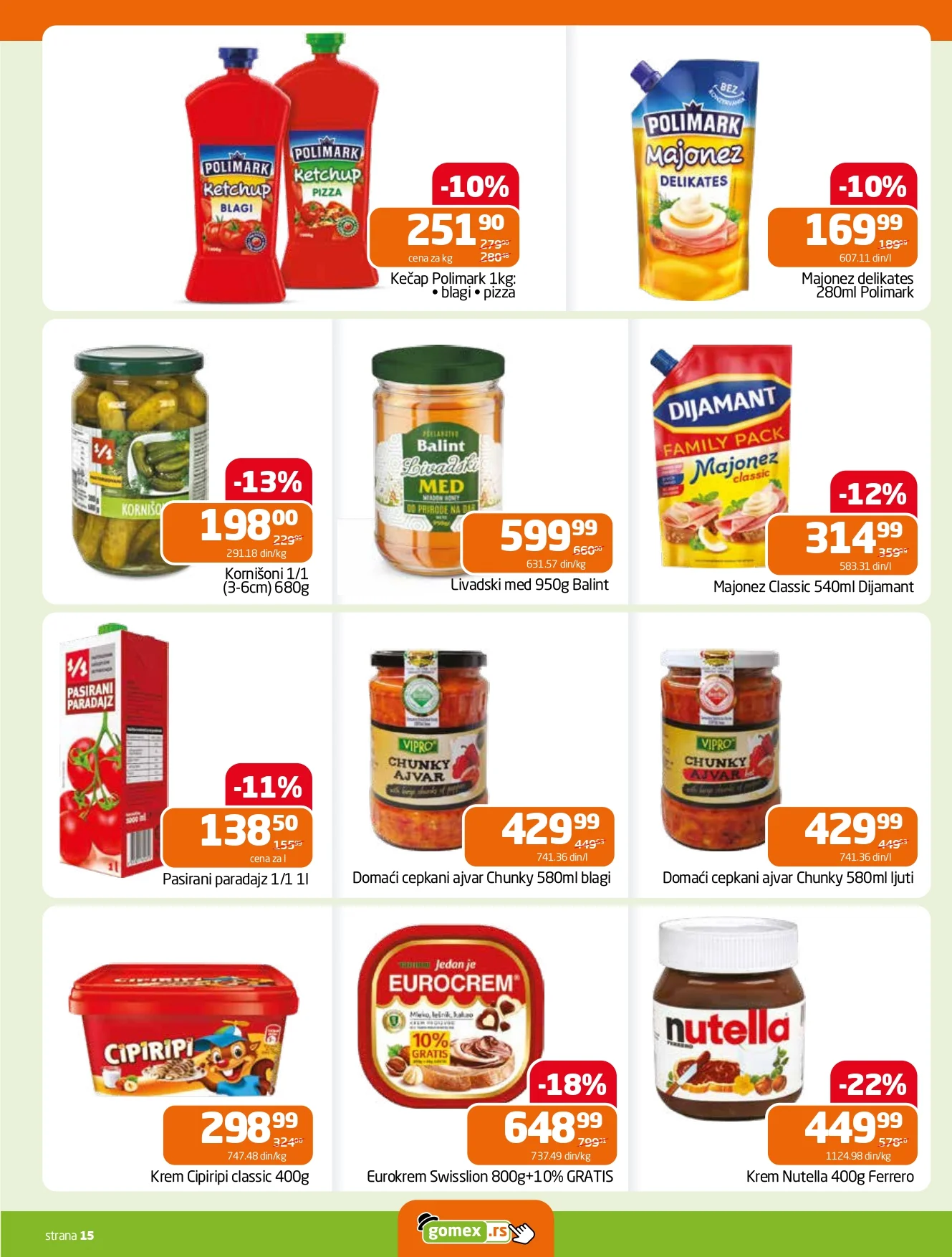Gomex katalog AKCIJE IZ ŠEŠIRA 7-20.1.2026.