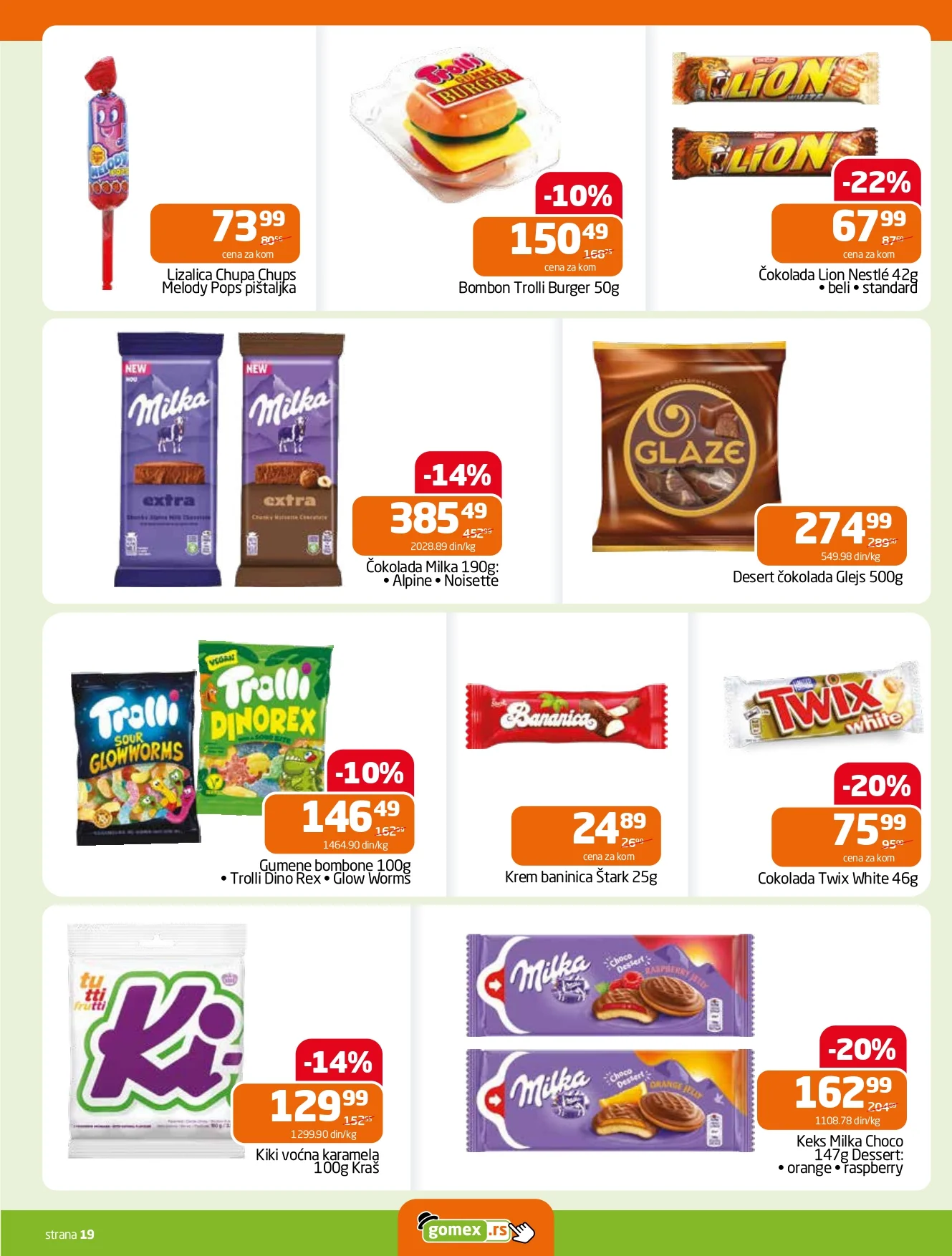 Gomex katalog AKCIJE IZ ŠEŠIRA 7-20.1.2026.