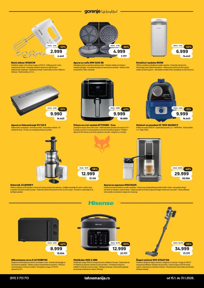 Tehnomanija katalog 15-31.1.2026.