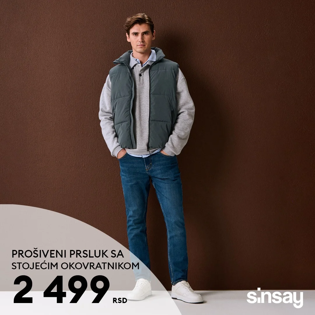 Sinsay ODEĆA ZA MUŠKARCE februar 2026.