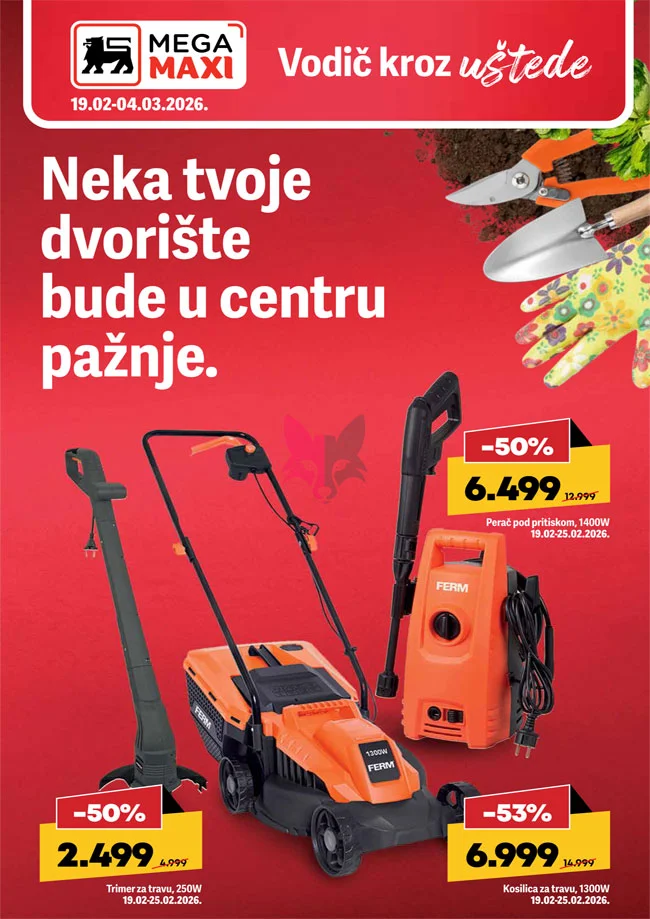 Mega Maxi katalog VODIĆ KROZ UŠTEDE 19.2-4.3.2026.