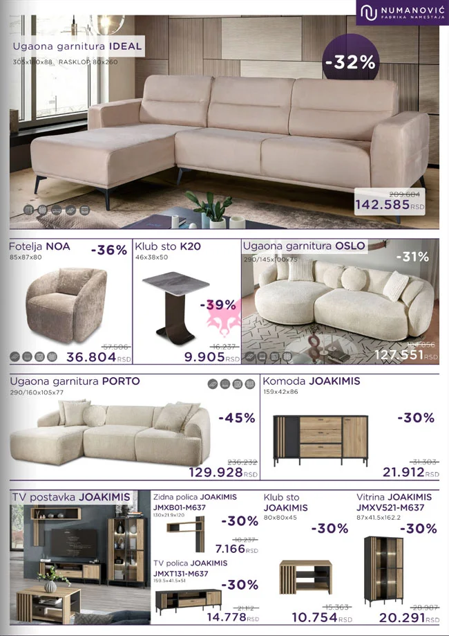 Numanović nameštaj katalog 2.2-3.3.2026.