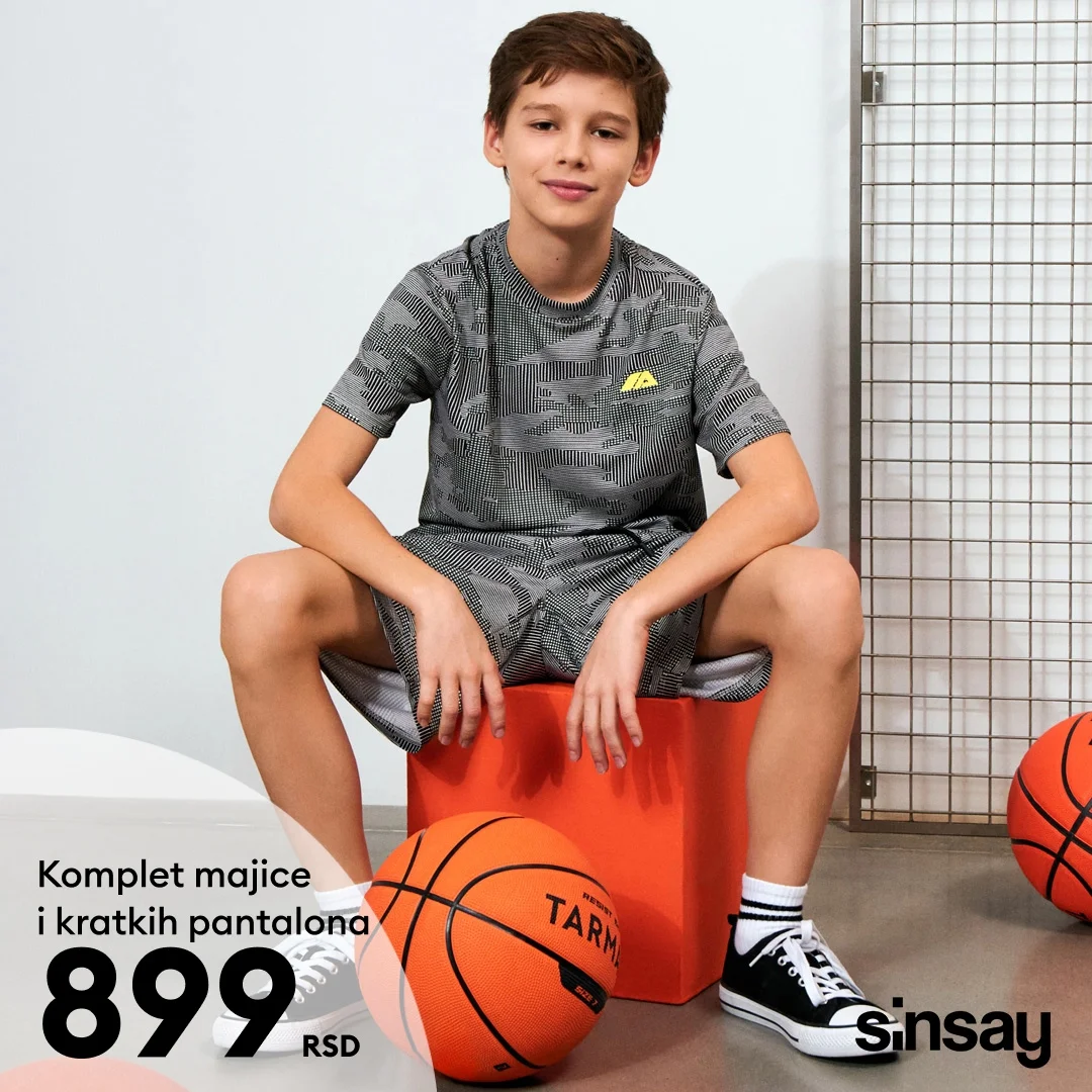 Sinsay akcija - SPORTSKA ODEĆA ZA DEČAKE februar 2026.