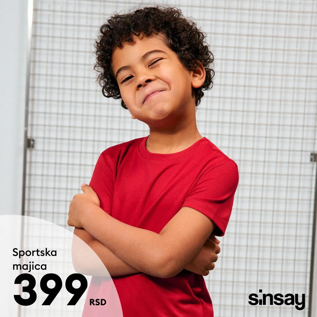 Sinsay akcija - SPORTSKA ODEĆA ZA DEČAKE februar 2026.