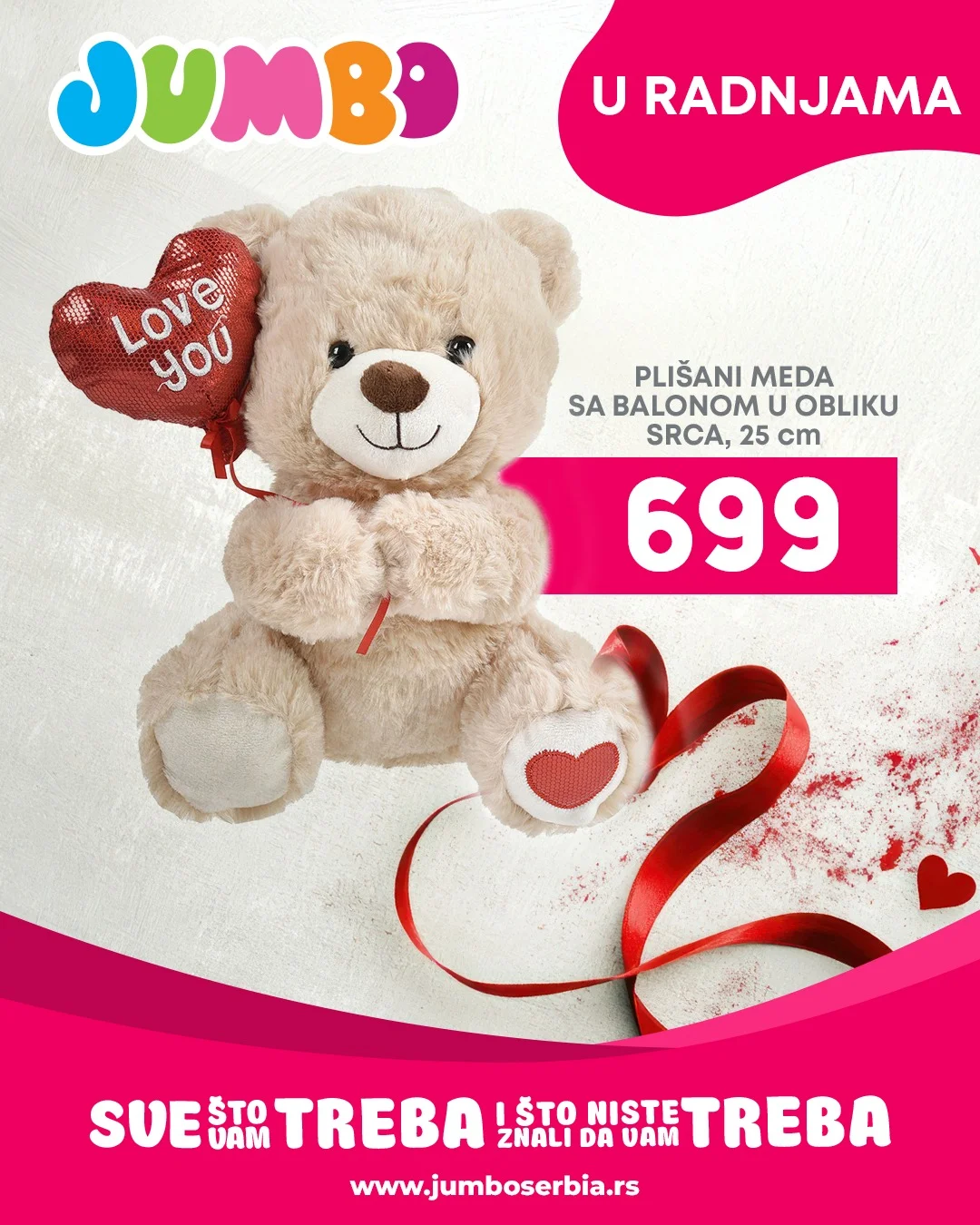 Jumbo akcija VALENTINOVO februar 2026.