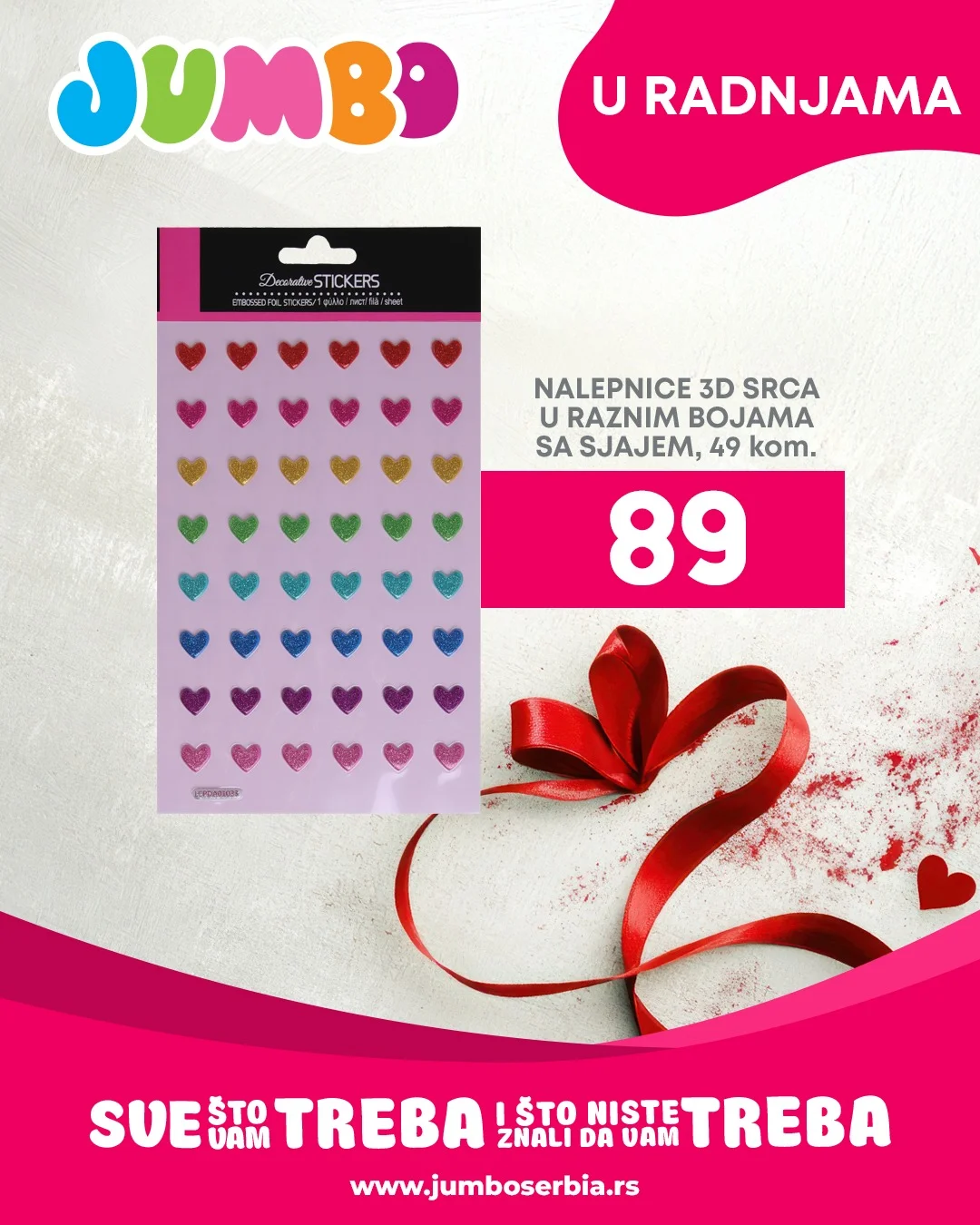 Jumbo akcija VALENTINOVO februar 2026.