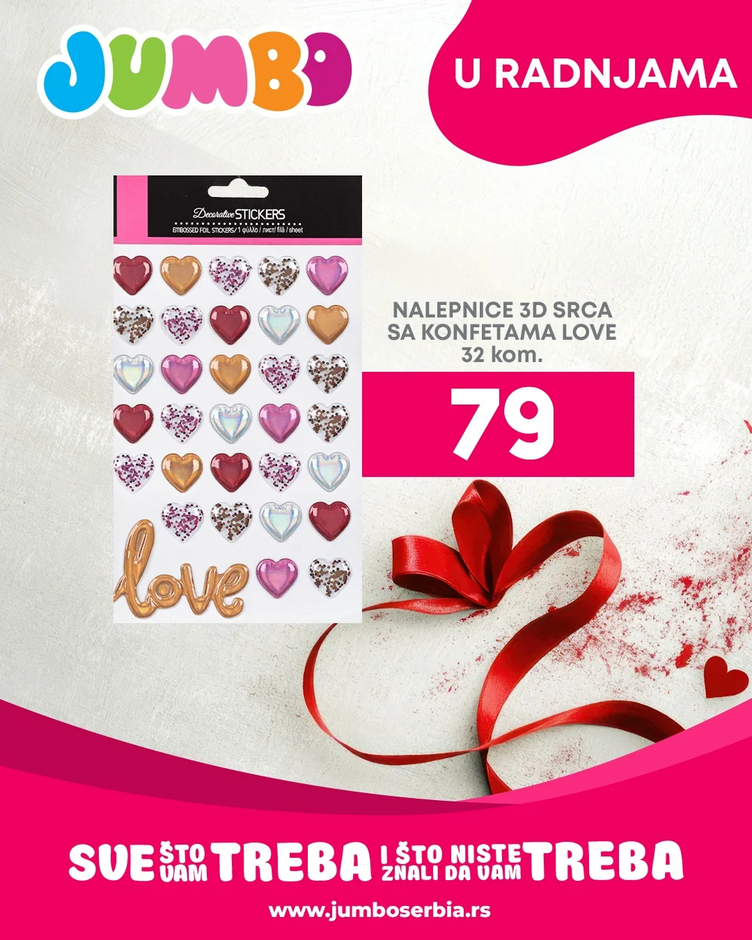 Jumbo akcija VALENTINOVO februar 2026.