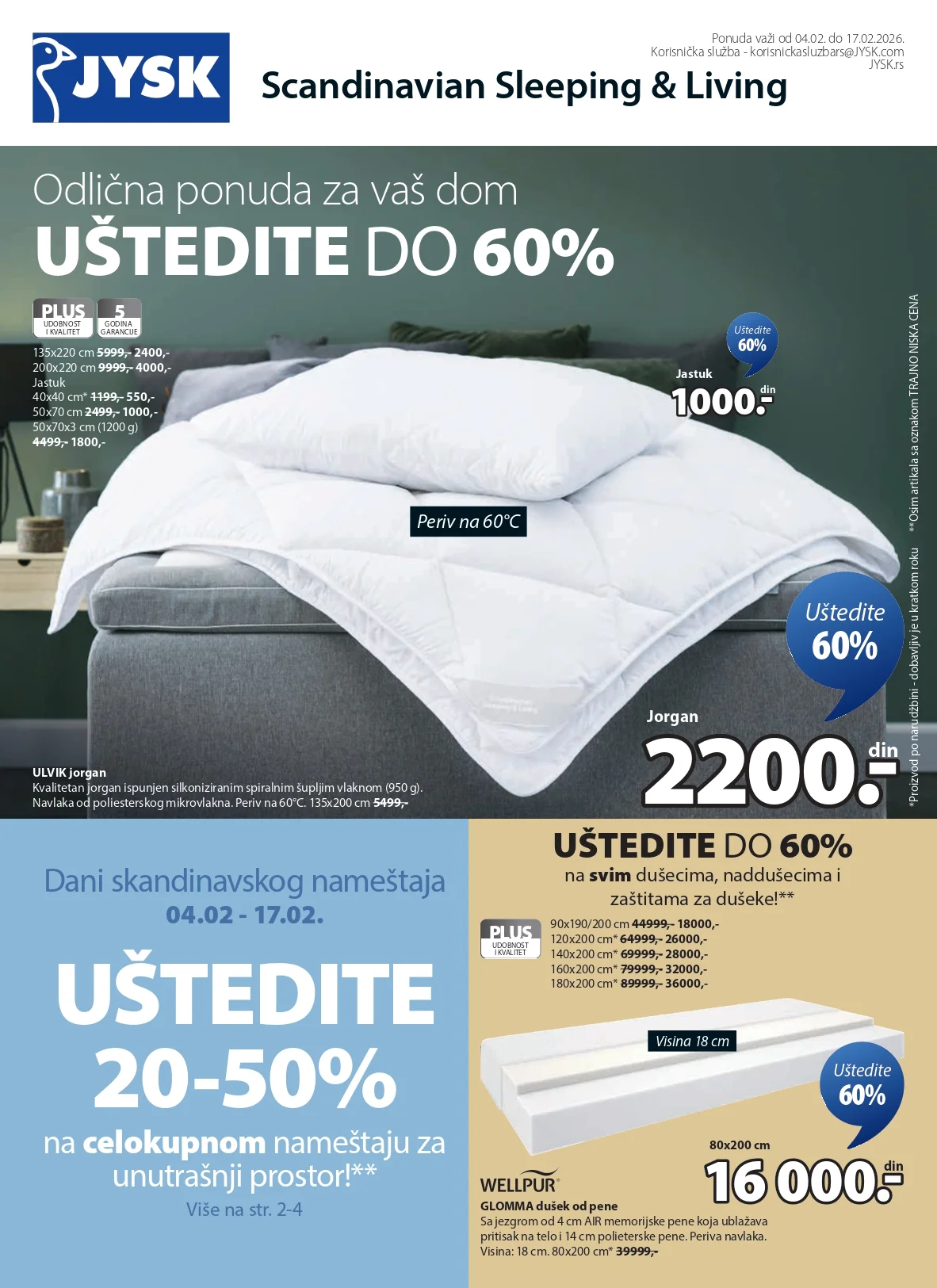 Jysk katalog 4-17.2.2026.