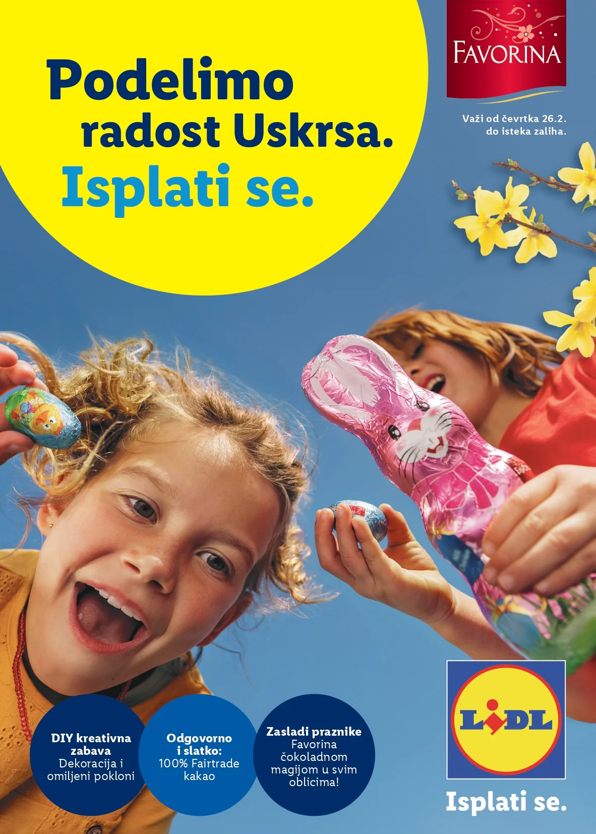 Lidl katalog Favorina Uskrs - slatkiši i uskršnje poslastice od 26.2.2026. do isteka zaliha