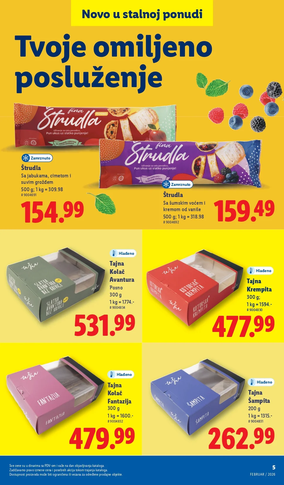 Lidl katalog NOVO februar 2026.