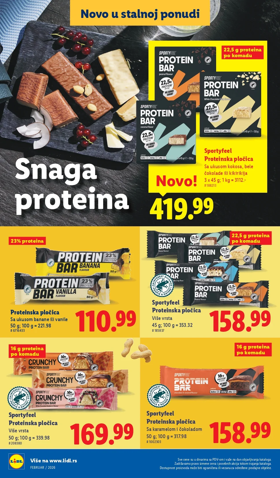 Lidl katalog NOVO februar 2026.