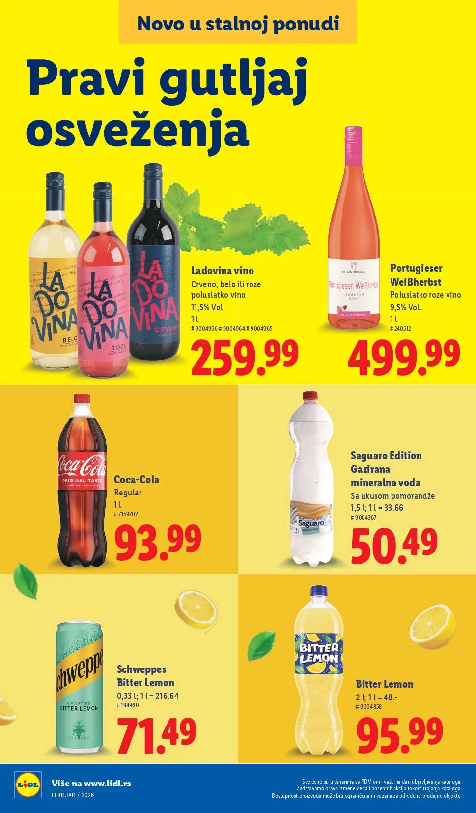 Lidl katalog NOVO februar 2026.