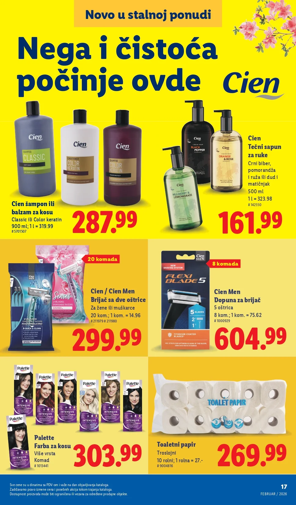 Lidl katalog NOVO februar 2026.