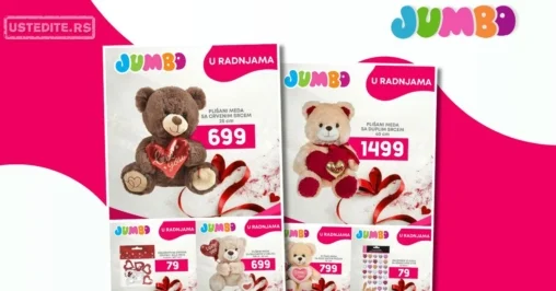 Jumbo akcija VALENTINOVO februar 2026.