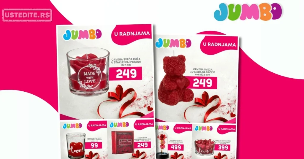 Jumbo sniženje VALENTINOVO februar 2026.