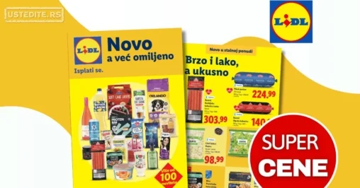 Lidl katalog NOVO februar 2026.
