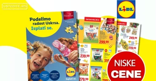 Lidl katalog Favorina Uskrs - slatkiši i uskršnje poslastice od 26.2.2026. do isteka zaliha